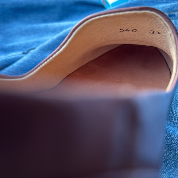 Neosens Slip On Loafer W 6.5 Purple Leather Women's Size 6.5 EU 37 Made in Spain - Picture 7 of 12